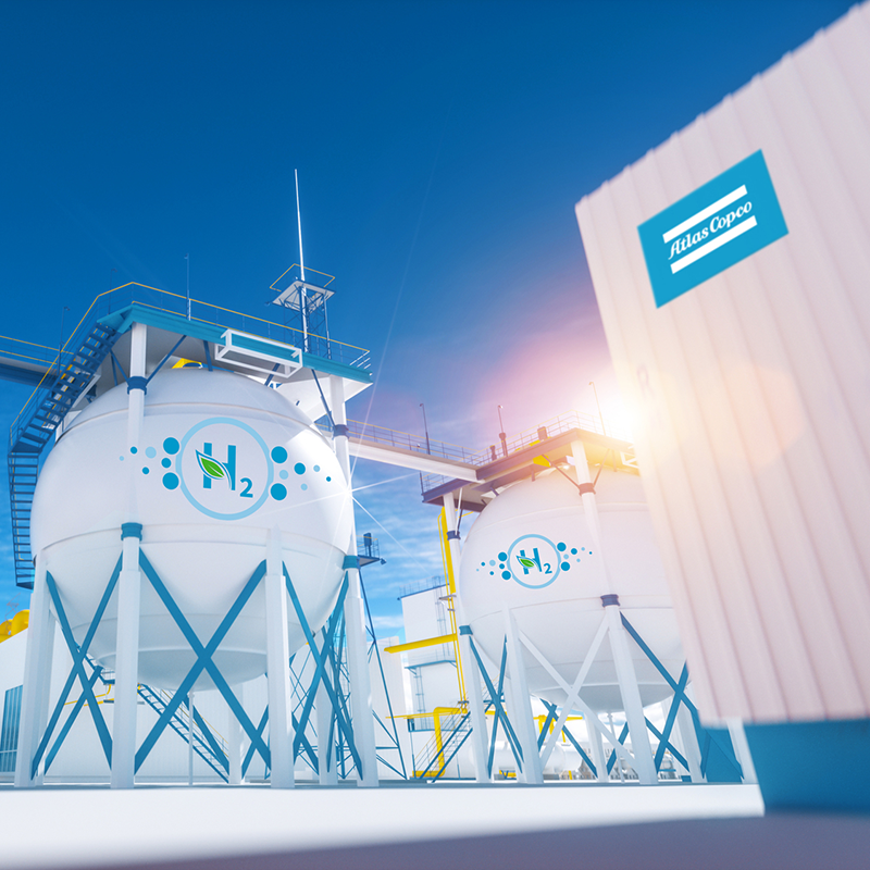 Atlas Copco Powers The Drive For Green Hydrogen Production And Energy