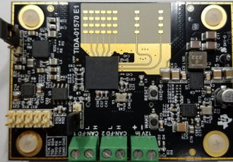 Automotive 77GHz radar module ref design features object data output