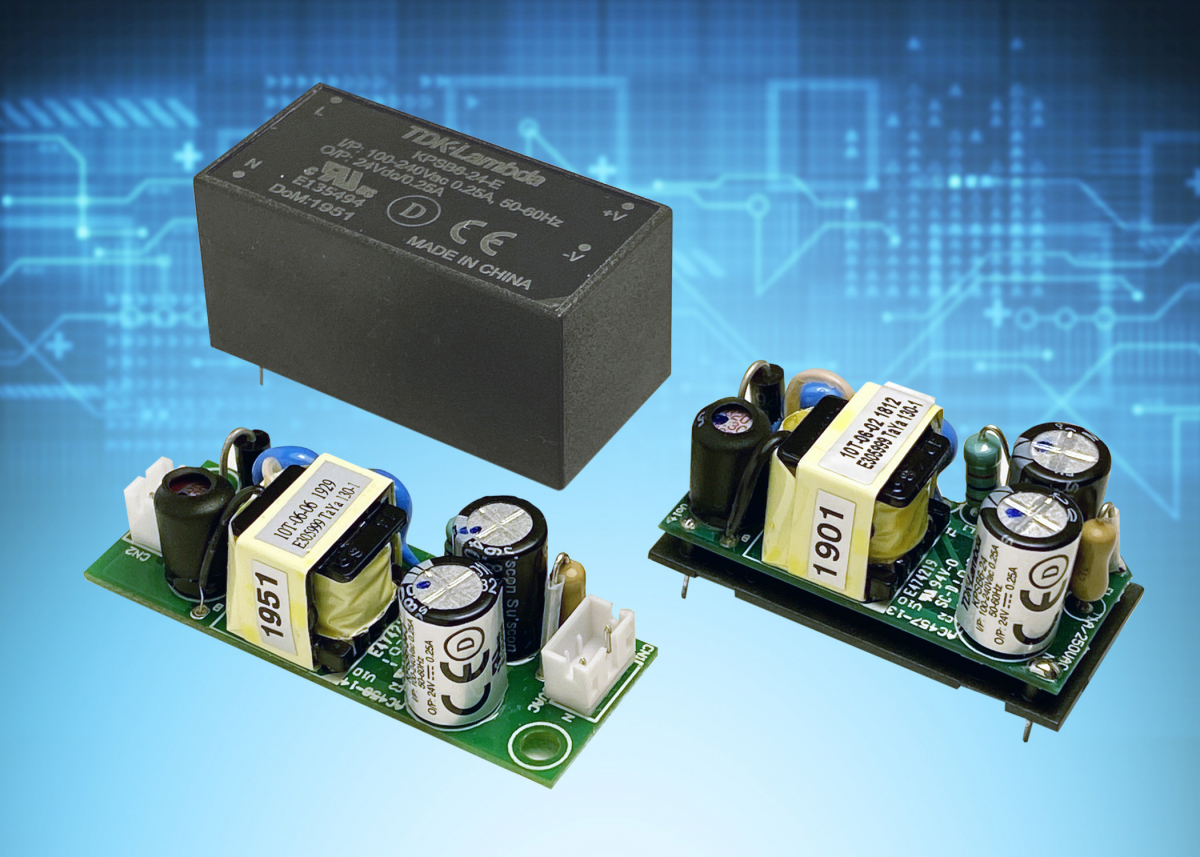 Board mount Class II power supplies for factory automation